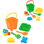 Set Addo na písek - hračky v kyblíku, 6 ks, 1089322-17117