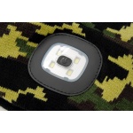 Čepice ARMY s LED svítilnou USB nabíjení, 14020