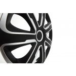 Kryty kol 14" LIVORNO Carbon (sada 4ks) silver/black, 32527