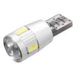 Žárovka 6 SMD LED 12V T10 s rezistorem CAN-BUS ready bílá, T10 (W2.1x9.2d), 33796