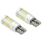 Žárovka 10 SMD LED 3chips 12V T10 CAN-BUS ready bílá 2ks, T10 (W2.1x9.2d), 33821