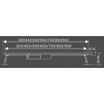 Lineární koupelnový žlab OLIMP 80 cm WET&DRY, TO-75423