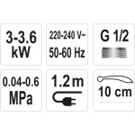 Baterie dřezová s elektrickým ohřívačem vody (10cm), TO-75931