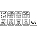 Brousek na keramické a ocelové nože, YG-02356