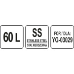 Náhradní mísa 60l pro mixér YG-03029, YG-03129