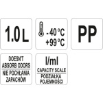 Džbán s odměrkou 1000ml, YG-07284