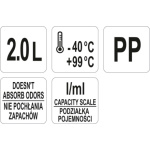 Džbán s odměrkou 2000ml, YG-07286