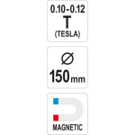 Miska magnetická, YT-08305