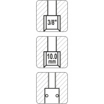 Rychlospojka 3/8", YT-2394