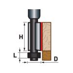 fréza ořezávací do dřeva, D12,7 x H25 8802123