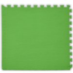 BABY Pěnový koberec tl. 2 cm - světle zelený 1 díl s okraji 114842