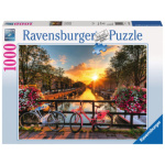 RAVENSBURGER Puzzle Kola v Amsterdamu, Nizozemsko 1000 dílků 116567