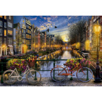 EDUCA Puzzle Romantický Amsterdam 2000 dílků 118376