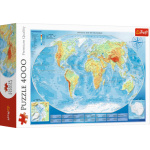 TREFL Puzzle Velká mapa světa 4000 dílků 123772