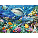 RAVENSBURGER Puzzle Žraločí útes XXL 100 dílků 124724
