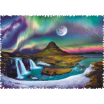 TREFL Crazy Shapes puzzle Polární záře nad Islandem 600 dílků 125425