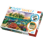 TREFL Crazy Shapes puzzle Tropický ostrov 600 dílků 125427