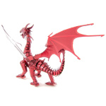 METAL EARTH 3D puzzle Červený drak (ICONX) 125636