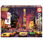 EDUCA Svítící puzzle Times Square, New York 1000 dílků 134683