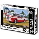 RETRO-AUTA Puzzle BUS č.15 Škoda 706 RO LUX (1951) 500 dílků 135936