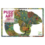 DJECO Obrysové puzzle Chameleon 150 dílků 138885