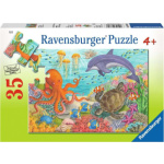 RAVENSBURGER Puzzle Přátelé z oceánu 35 dílků 139059