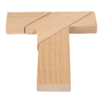 GOKI Dřevěný Tangram T v plátěném pytlíku 144266