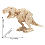 ROBOTIME Rokr 3D dřevěné puzzle Chodící T-Rex 85 dílků 145786