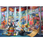 RAVENSBURGER Puzzle Tom & Jerry: Síň slávy 1000 dílků 146054