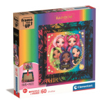 CLEMENTONI Puzzle Frame Me Up: Rainbow High 60 dílků 146716