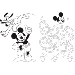 TREFL Oboustranné puzzle Mickeyho klubík SUPER MAXI 24 dílků 149387