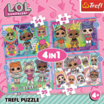 TREFL Puzzle LOL Surprise: Seznamte se s panenkami 4v1 (35,48,54,70 dílků) 149402