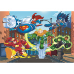 CLEMENTONI Puzzle DC Super Friends 4v1 (20+60+100+180 dílků) 151187