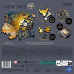 TREFL Wood Craft Origin puzzle Cesta sluneční soustavou 1000 dílků 152070