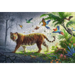 RAVENSBURGER Dřevěné puzzle Tygr v džungli 500 dílků 152637
