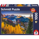 SCHMIDT Puzzle Podzimní Neuschwanstein 1000 dílků 153296