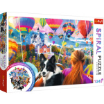 TREFL Spiral puzzle Festival horkovzdušných balonů 1040 dílků 155988