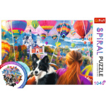 TREFL Spiral puzzle Festival horkovzdušných balonů 1040 dílků 155988