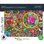 TREFL Puzzle UFT Blooming Paradise: Svět rostlin 1500 dílků 156001