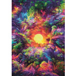 CLEMENTONI Puzzle ColorBoom: Východ slunce v džungli 500 dílků 158323