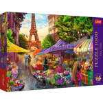TREFL Puzzle Premium Plus Tea Time: Květinový trh 1000 dílků 159665