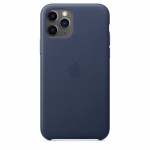 Apple iPhone 11 Pro Leather Case - Midnight Blue, MWYG2ZM/A