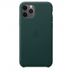 Apple iPhone 11 Pro Max Leather Case - Forest Green, MX0C2ZM/A