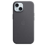 APPLE iPhone 15 FineWoven Case with MS - Black, MT393ZM/A