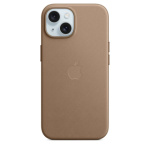 APPLE iPhone 15 FineWoven Case with MS - Taupe, MT3C3ZM/A