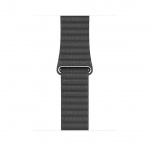 Apple Watch Acc/44/Black Leather Loop - Large, MXAC2ZM/A