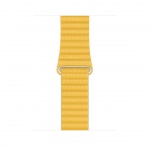 Apple Watch Acc/44/Meyer Lemon Leather Loop - Medium, MXAD2ZM/A