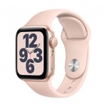 Apple Watch SE/40mm/Gold/Sport Band/Pink, MYDN2HC/A