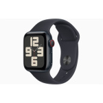 Apple Watch SE Cell/44mm/Midnight/Sport Band/Midnight/-M/L, MRH83QC/A