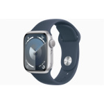 Apple Watch S9/45mm/Silver/Sport Band/Storm Blue/-S/M, MR9D3QC/A